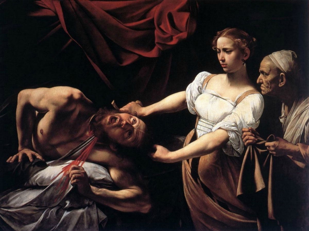 Caravaggio's "Judith Beheading Holofernes," 1599